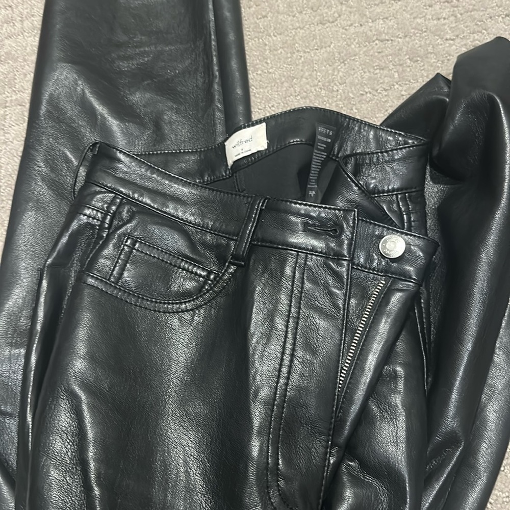 Wilfred Melina leather pants